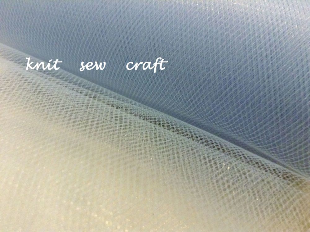 Light Blue Tutu Net Tulle Costume Crafts Netting Fabric