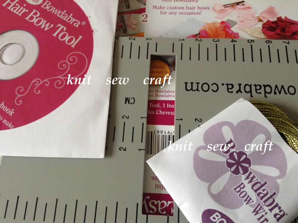 Darice Mini Bowdabra Hair Bow Tool & Ruler Accessory Kit