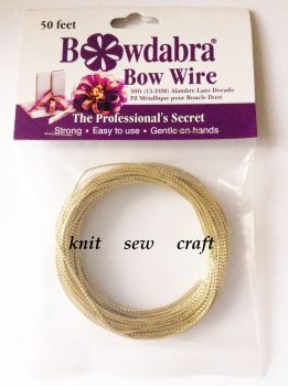 Darice Bowdabra Gold Bow Wire 3 Packs 150 feet