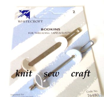 Bodkin Needle Whitecroft Elastic Tape Threader