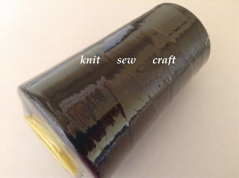 Black Overlocking Thread 5000 Yards Reel Premium Quality Thread