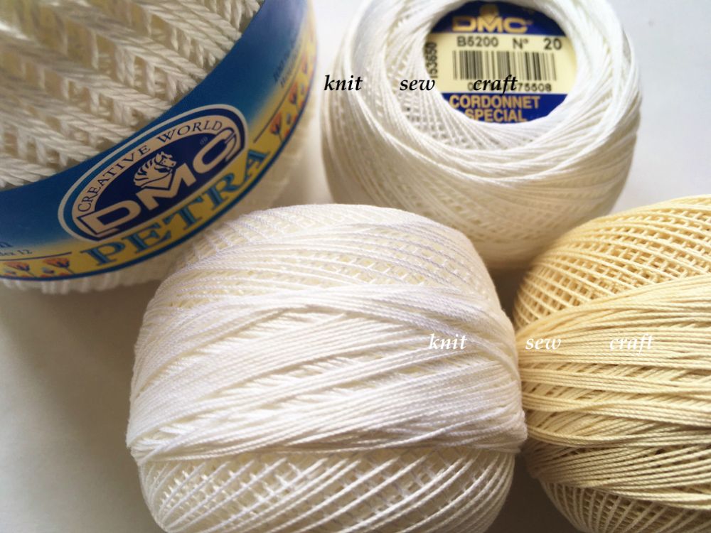 Crochet Cotton Tatting Lace Thread 10s 20s 30s