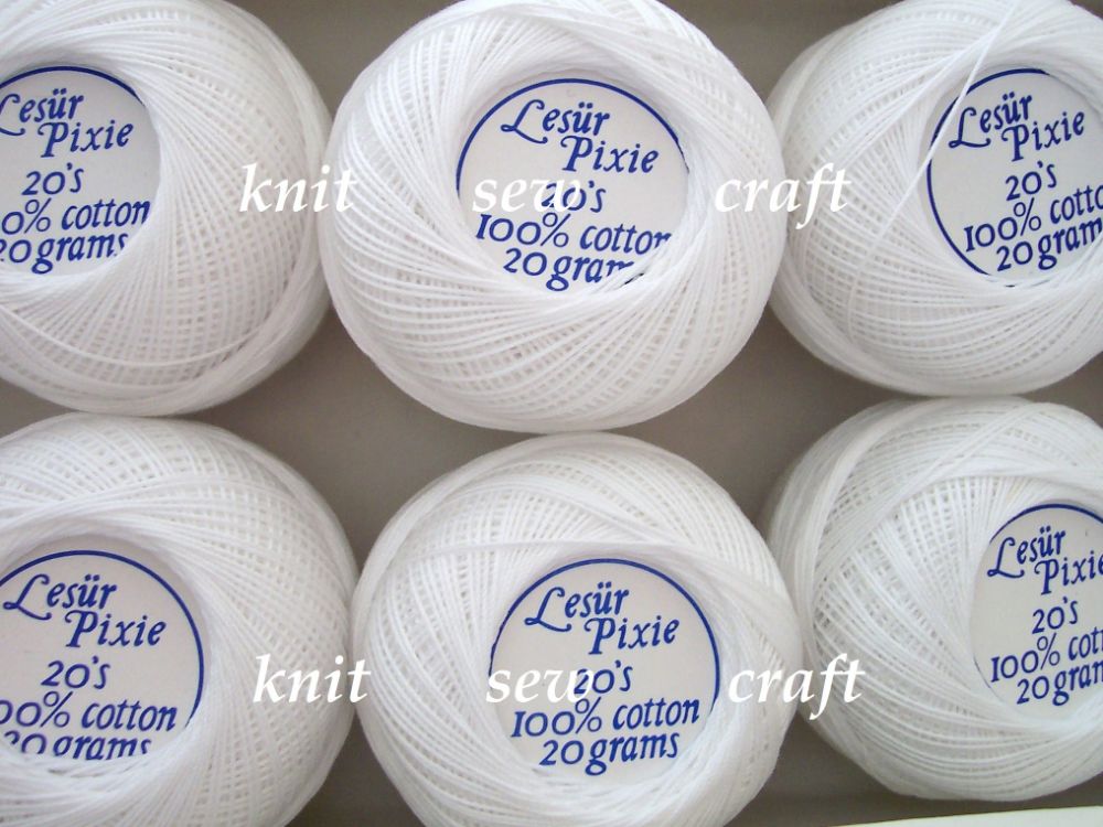 Lesur Pixie 20s Crochet Thread