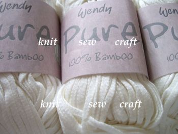 Wendy Pure 100% Bamboo Yarn - Milk
