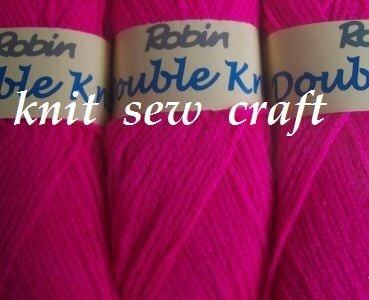 Robin DK Knitting Yarn – Fiesta Pink