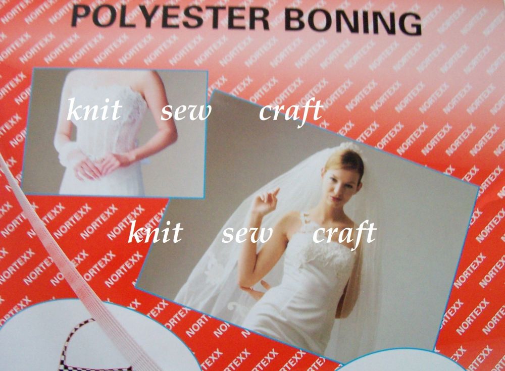 Nortexx Polyester Boning Tape - Clear/Transparent
