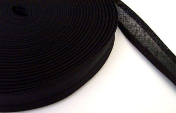 Black Bias Binding Tape Per Metre Length