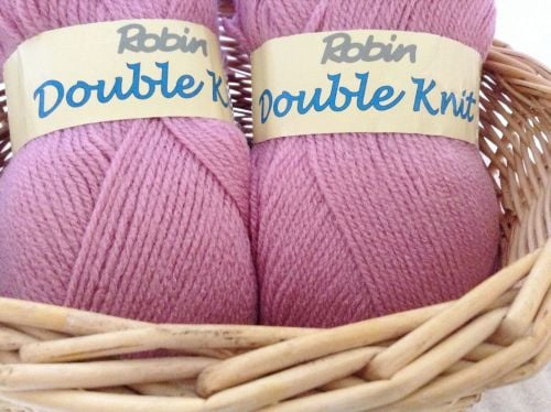 Robin Double Knitting Wool Pale Rose 100g