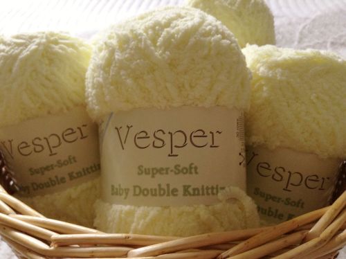Teddy Vesper Supersoft Baby DK Wool Lemon Yellow