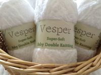 Teddy Vesper Supersoft DK Baby Knitting Wool White