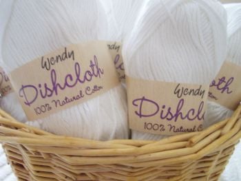 Wendy White Dishcloth Cotton 500g