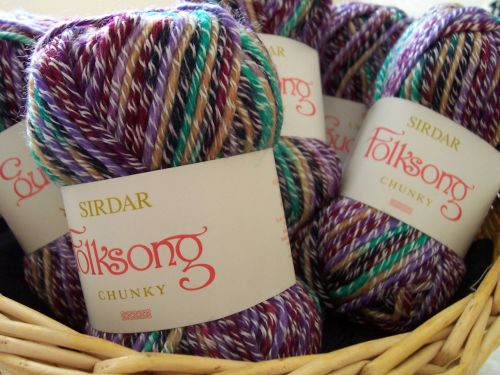 Sirdar Folksong Chunky Knitting Wool Paisley F015/384