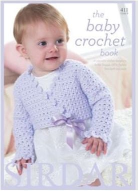 Sirdar Snuggly DK Wool Crochet Patterns Book 411 16 Designs for Baby