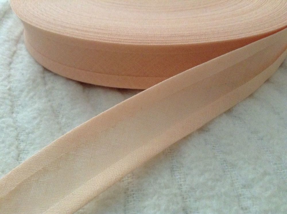 Peach Bias Binding Per Metre Length