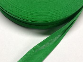 1 Inch Wide Bias Ribbon Tape Fern Green Sewing Trim Per Metre