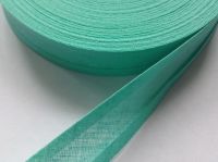 mint green bias binding