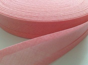 sewing tape by the reel - mid pink - 50 metres