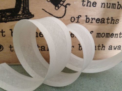 White Trimming Tape 25mm Wide