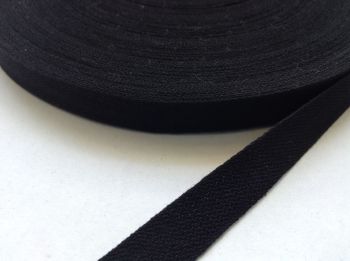 Black Bunting Tape 50 metres Twill Tape 13mm Wide