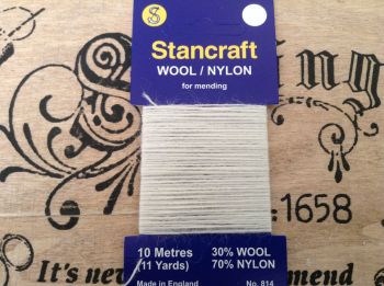 Stancraft Sock Darning Wool Cream Natural