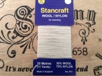 White Darning Wool For Socks Knitwear - Stancraft