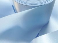 Blue Satin Ribbon 72mm Sky Blue Blanket Binding Fabric Trimming 1m