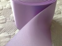 Lilac Satin Ribbon 72mm Wide
