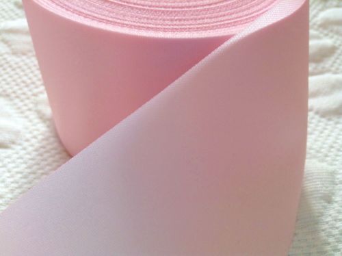 Pink Satin Ribbon 72mm Wide Trimming