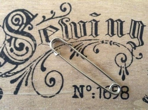 Silver Kilt Pin for Tartan Fabric Sewing