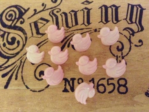 Baby Pink Duckling Buttons