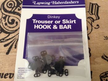 Hook and Bar Skirts Trousers Fasteners 3 Pairs Whitecroft