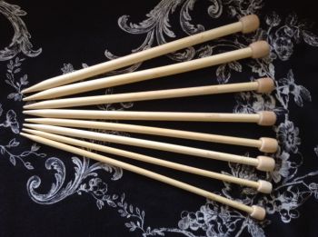 Darice Bamboo Knitting Needles Set 7mm, 9mm, 10mm, 12mm