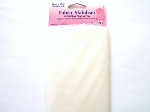Fusible Fabric Stabiliser Lightweight Iron-On Hemline H841