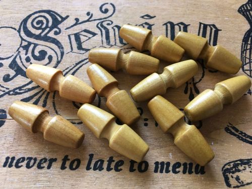 45mm Wood Toggle Buttons for Coats And Knitwear