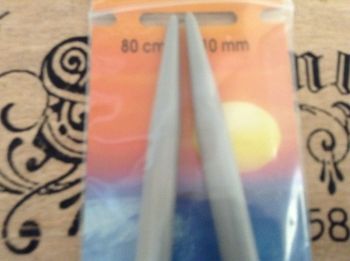 10mm Circular Knitting Needle Pins 80cm UK 000 US 15