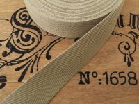 beige cotton webbing twill tape for chef aprons flag bunting 20mm x 3m