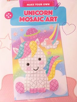 Childrens Foam Mosaic Art Kit - Unicorn