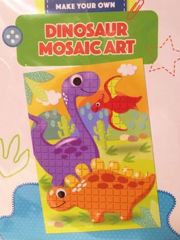 Childrens Foam Mosaic Art Kit - Dinosaur