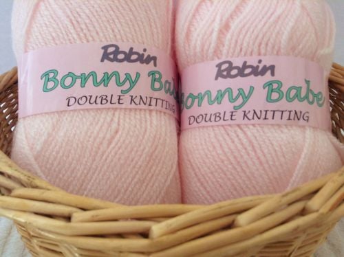 Robin Bonny Babe Double Knitting Wool Pink 100g