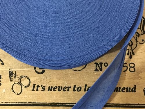 denim blue bias binding 100% cotton fabric trimming