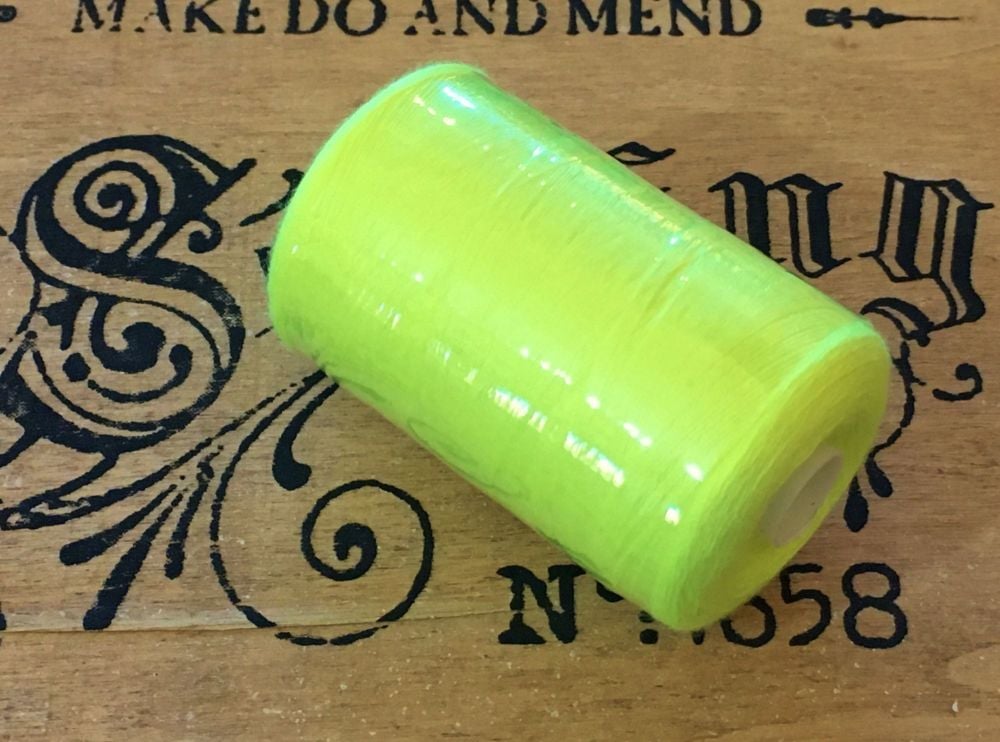 Fluorescent Yellow Sewing Thread 1000 Yard Spool