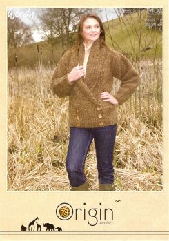 Wendy Knitting Pattern – Ladies Jacket 5438