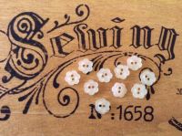 Ivory Daisy Flower Buttons