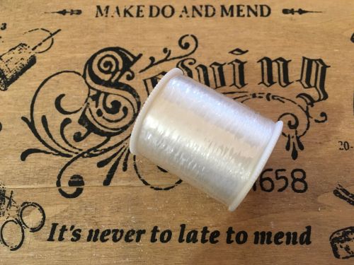 Clear Invisible Sewing Thread 200 metres Reel 100% Nylon Lesur Merlin