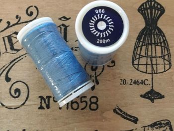 Sewing Thread Two Reels Blue 200 Metres per Reel