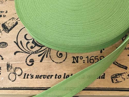 Willow Green Bias Binding Tape – 50 Metre Reel