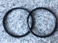 One Pair of Black Colour Round Bag Handles for Crafts