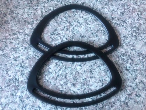 One Pair of Black Colour Triangle Shape Bag Handles for Crafts
