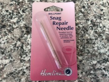 Hemline Ballpoint Metal Snag Repair Needle
