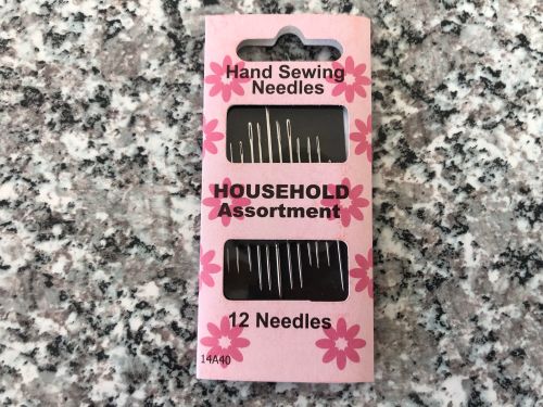 Hand Sewing Needles 12 Pack Assorted Sizes Household Lesur